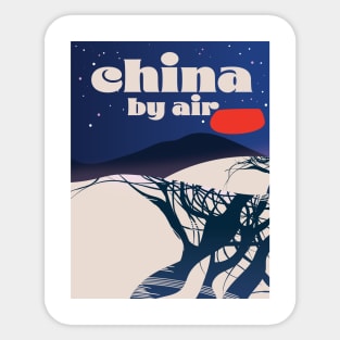 China By air Sticker